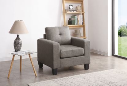 Glory Furniture Newbury G579A-C Newbury Club Chair , GRAY