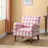Picchu Amchair,PLAID RED