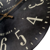 Vintage 15.5" MDF Analog Quartz Accurate Black Wall Clock by Westclox