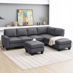 [VIDEO provided] [New] 104.3*78.7" Modern L-shaped Sectional Sofa