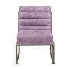 ACME Loria Accent Chair in Wisteria Top Grain Leather AC00657