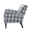 Picchu Amchair,PLAID NAVY