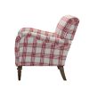 Picchu Amchair,PLAID RED