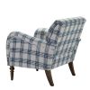 Picchu Amchair,PLAID NAVY