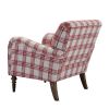 Picchu Amchair,PLAID RED