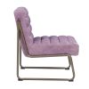 ACME Loria Accent Chair in Wisteria Top Grain Leather AC00657