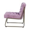 ACME Loria Accent Chair in Wisteria Top Grain Leather AC00657