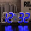 1pc 3D LED Digital Clock; Bedroom LED Clock For Home Decor